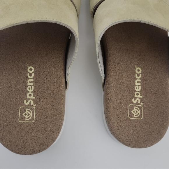 BNWT Spenco Women’s Yellow Sunrise Slide Sandals US 5.5 Genuine Suede Orthotic - Picture 12 of 16